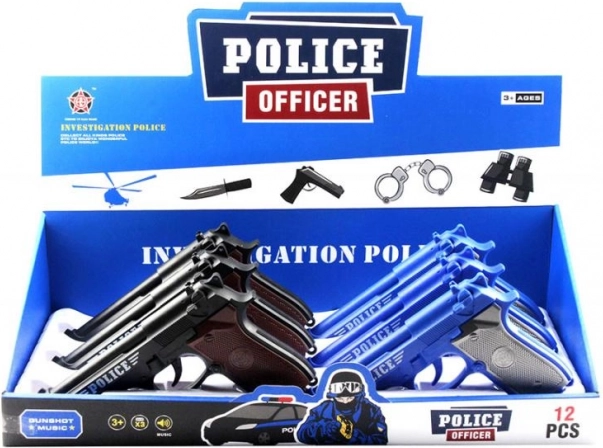 Pištola z zvočnim effetom strelanja za otroke MAC TOYS