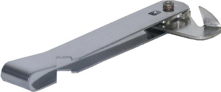 Kovinski odpirač konzerv v obliki T