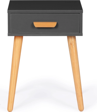 Nočna omarica ali klubska mizica ModernHome siva