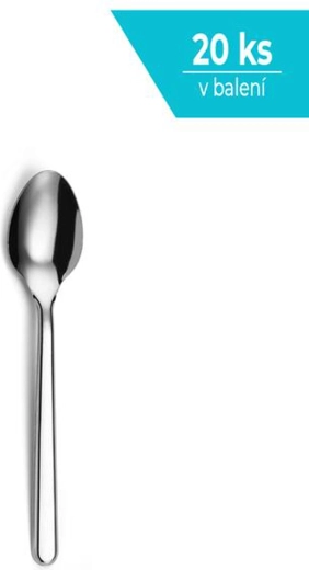 Čajne žličke iz nerjavečega jekla, 20 kos