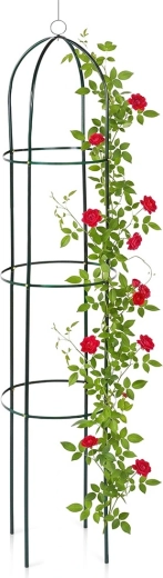Vilde vrtni obelisk za vzpenjavke 36 × 36 × 194 cm, zelen