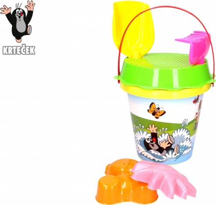 Peščeni komplet KRTEČEK 1,5 l rumen