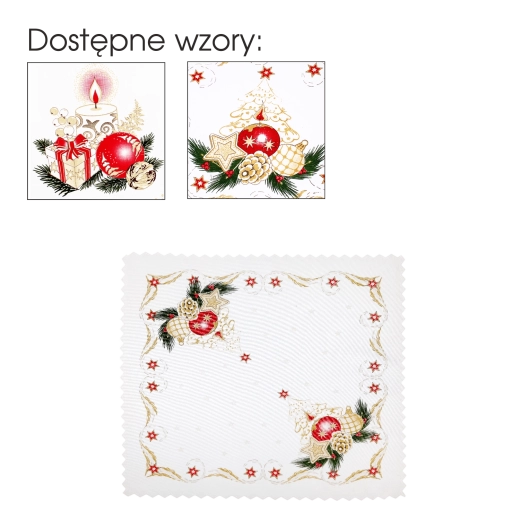 Božični dekorativni prtiček Boże Narodzenie 46 × 46 cm – 1 kos