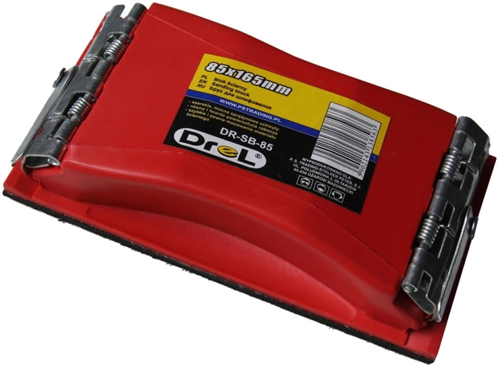 Držalo za brusni papir 165 × 85 mm z ergonomskim oprijemom