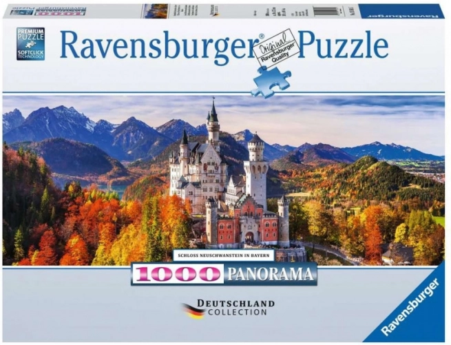 Ravensburger panoramska sestavljanka grad Neuschwanstein 1000 kosov