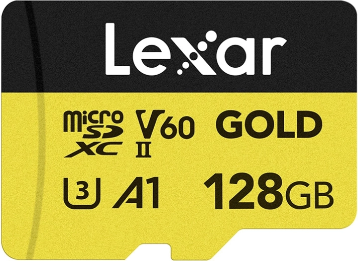 Pomnilniška kartica Lexar Gold microSDXC 128 GB