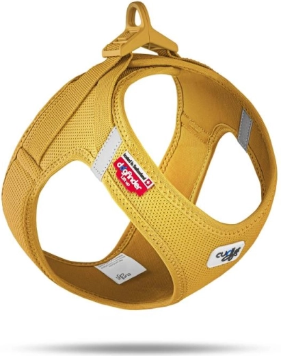 Curli oprsnica za pse z zaponko Air-Mesh mango L (8–13 kg)