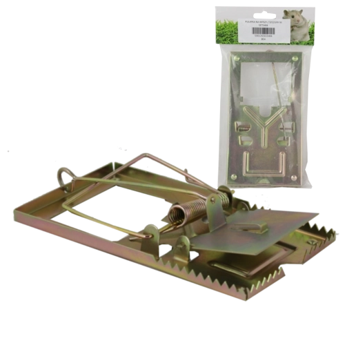 Kovinsko past za miši in podgane 17,5 × 9 cm