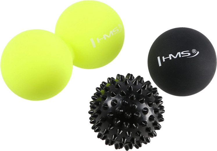 HMS komplet masažnih žogic (lacrosse ball) BLS01