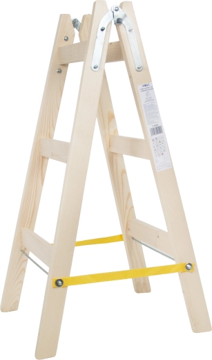 Profesionalne lesene slikarske lestve PROFI, 3 prečke, nelakirane