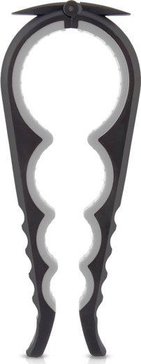 Univerzalni odpirač kozarcev 4-v-1 z gumiranim oprijemom