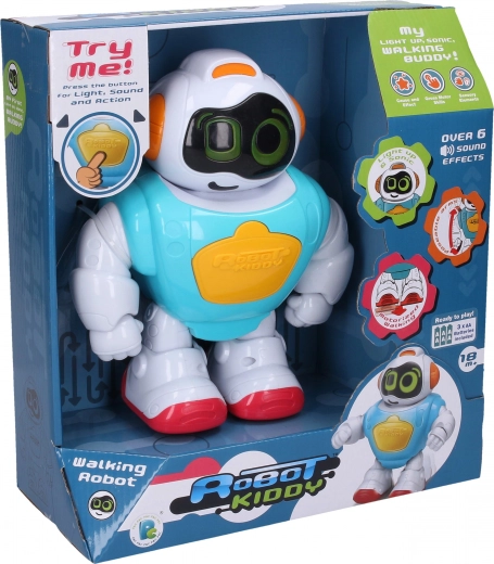 Kiddy Robot hodeči z učinki 21 cm
