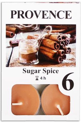 Čajne svečke Sladka začimba, 6 kosov