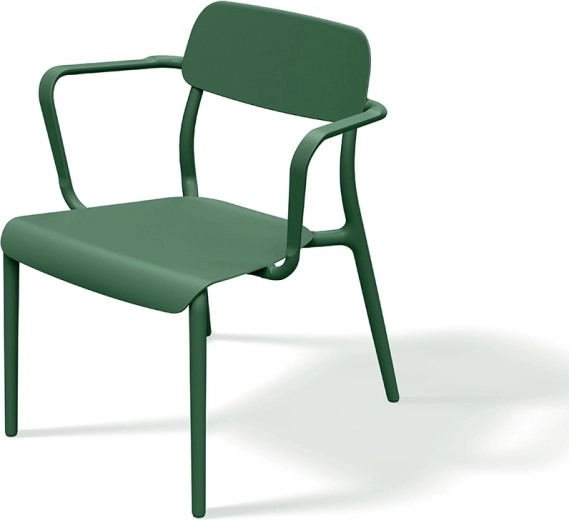 Fotelj Ferne Rimo temno zelen 620 × 625 × 748 mm