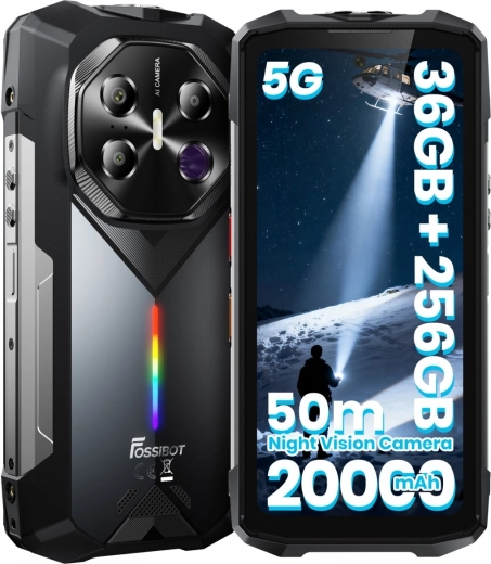 Pametni telefon Fossibot F113 siv