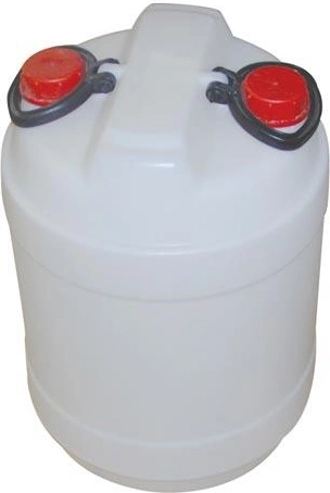 Plastični dvovratni sod 50 l bel