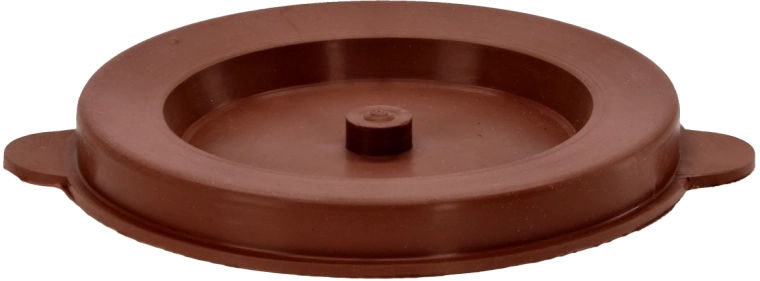 Gumijast fermentacijski zapiralnik za široko grlene damejane