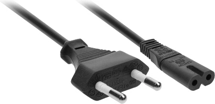 Solight 2-pin power cable (figure-8) 230 V, 2.5 A, 2 m
