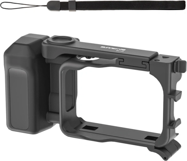 Sunnylife komplet za vloganje za Insta360 GO Ultra z vratno vrvico in nastavkom cold shoe (črn)