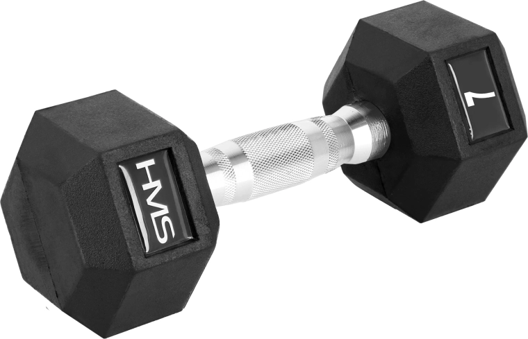 HMS Hex Pro heksagonalna enoročna utež 7 kg