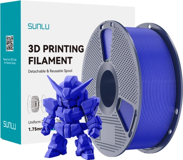 Sunlu PLA+ 2.0 filament pro 3D tisk 1,75 mm – Klein Blue (modra)