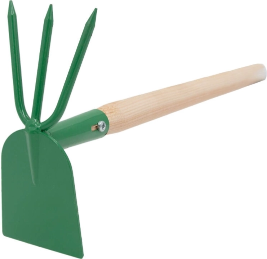 Kultivator s tremi konicami z ročajem 50 cm