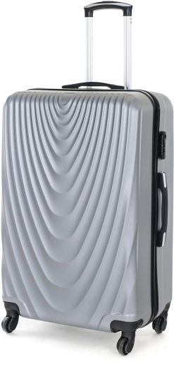 Potovalni kovček iz ABS s trdo lupino 86 l, siv