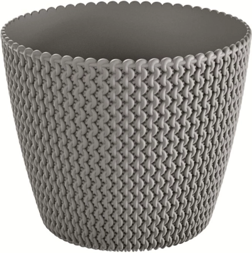 Cvetlični lonec Splofy siv kamen 15,7 cm
