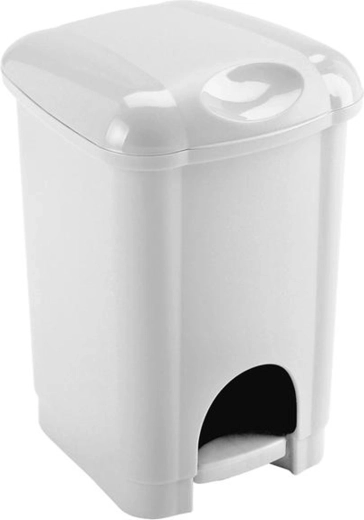 Plastični stopalni koš za odpadke HEIDRUN 6 l