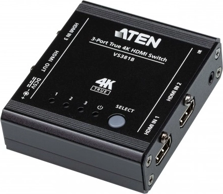 Aten 3-port HDMI switch True 4K VS381B