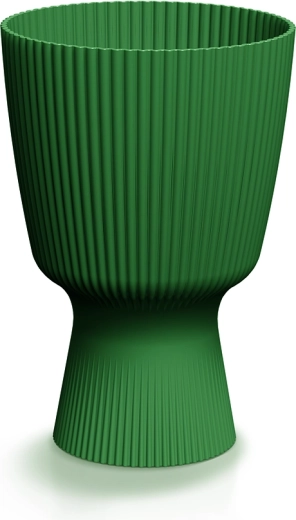 Cvetlični lonec Milly Round 18,8 cm temno zelen