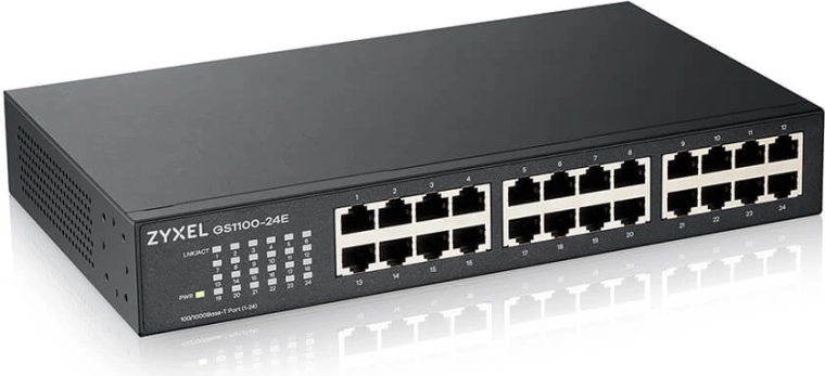 Zyxel GS1100-24E gigabitno neupravljano stikalo, 24 vrat