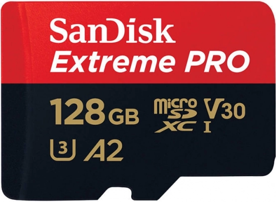 Pomnilniška kartica SanDisk Extreme Pro microSDXC 128 GB A2 V30