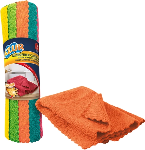 Švedska mikrovlaknena krpa AZUR 30 × 30 cm, 5 kosov