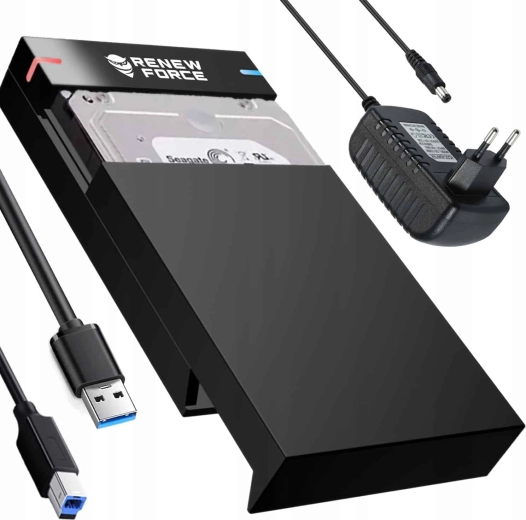 Renew force zunanji USB 3.0 ohišje za SATA HDD/SSD 2,5" in 3,5"