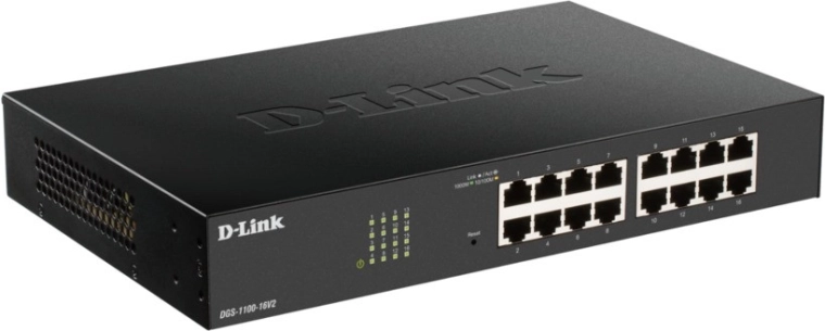 D-Link pametno stikalo DGS-1100-16V2 16× gigabitni ethernet