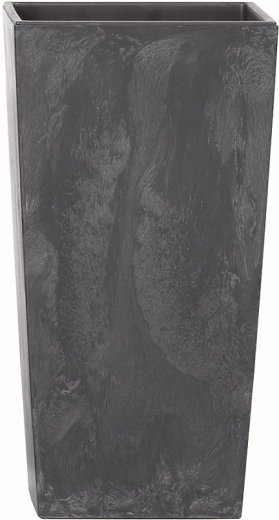 Lonec za rože URBI Square, betonski učinek, antracit