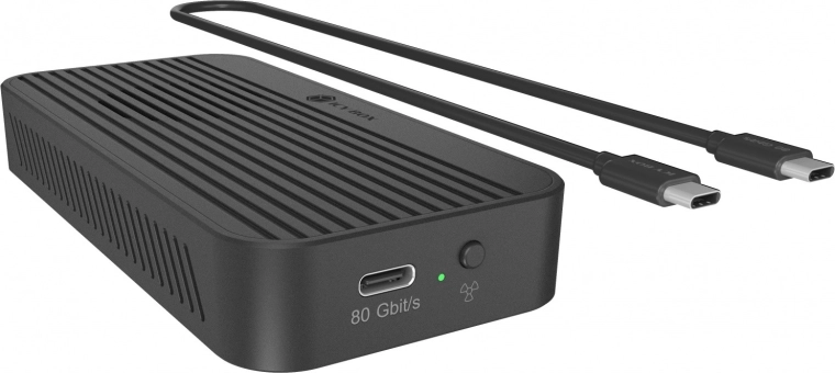 ICY BOX zunanji ohišje za M.2 NVMe SSD Thunderbolt 5 80 Gb/s
