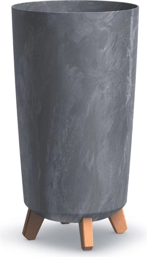Sadilni lonec Gracia Tubus Slim z betonskim učinkom 19,5 cm marengo
