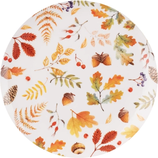 Porcelanast desertni krožnik jesen 21 cm