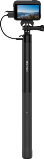 Selfi palica s powerbanko za akcijske kamere in pametne telefone Telesin
