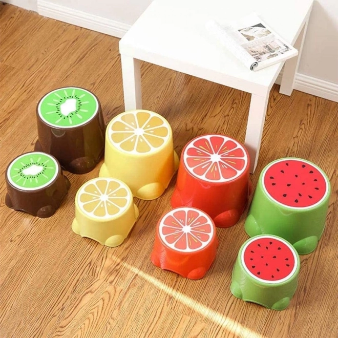 Otroška stopnička z veliko površino - mala, kiwi