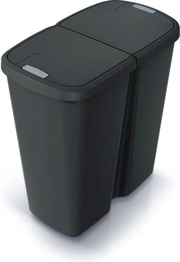 Prosperplast Compacta Duo koš za ločevanje odpadkov 45 l
