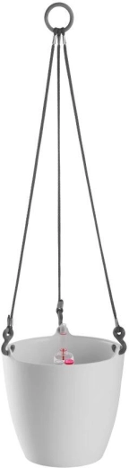 Viseči lonček ARIELLA 25 cm bel