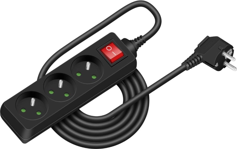 RETLUX Extension Lead with Switch, 3 Sockets, 3 m