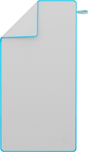 Hitro sušeča brisača iz mikrofibre NILS, sivo‑modra, 200 × 90 cm