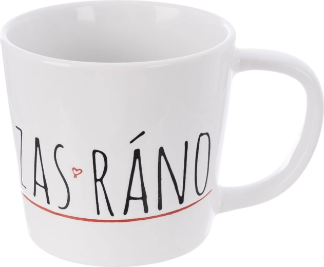 Keramični lonček ZAS‑RÁNO bel 350 ml