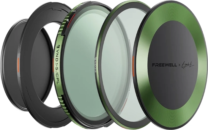 Komplet magnetnih variabilnih filtrov ND/CPL Freewell Brandon Li 67 mm