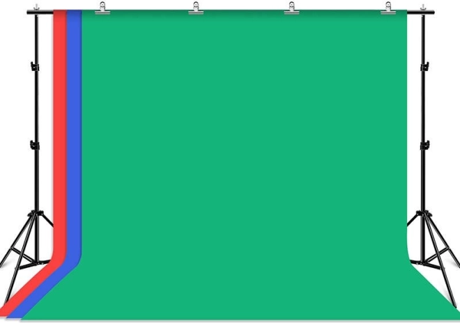 Nosilec za fotografsko ozadje Puluz s 3 barvnimi ozadji