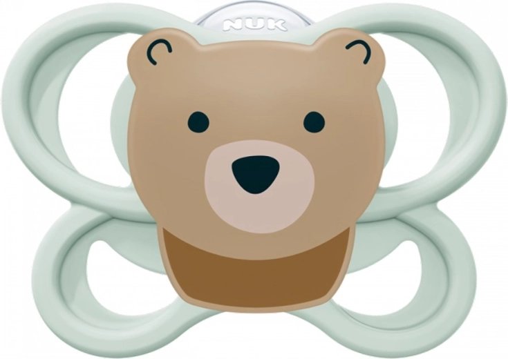 Duda NUK Perfect Match Air Bear 0–6 m, silikonska